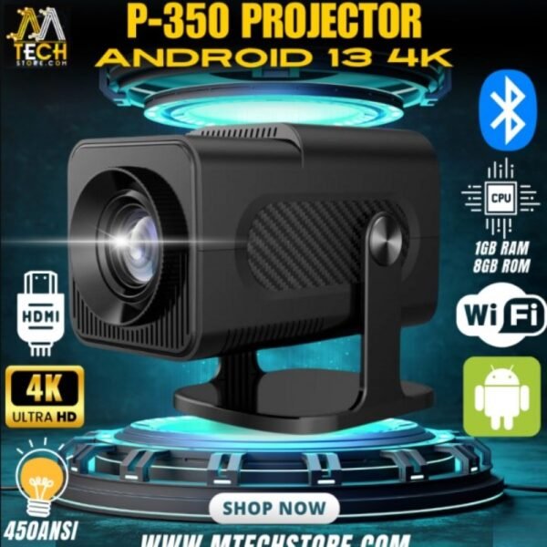 HCS 350pro High Quality Android Projector - Image 6
