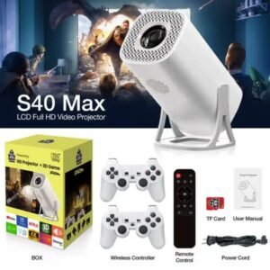 Salange S40 MAX Smart Gaming Projector built in Android , Bluetooth WIFI System