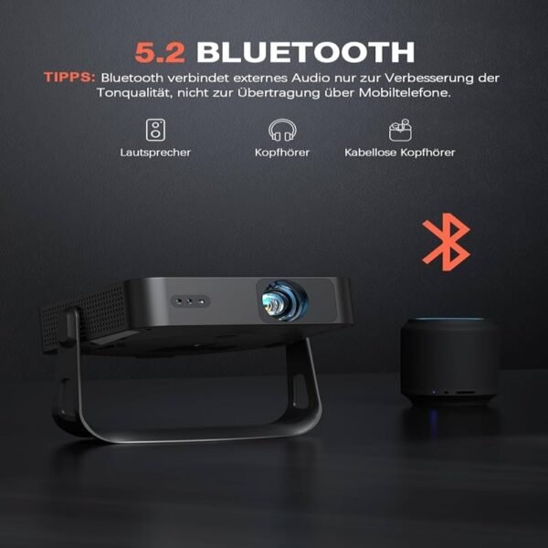 VOPLLS R1 Projector built in Android , Bluetooth WIFI System - Image 6